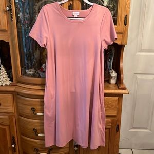 Pink Tee Style Dress S